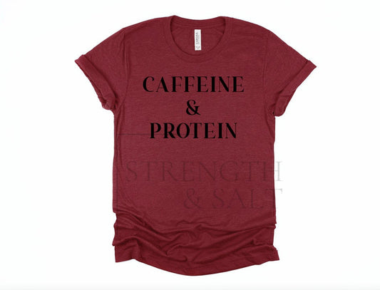 Caffeine + Protein Unisex Tee