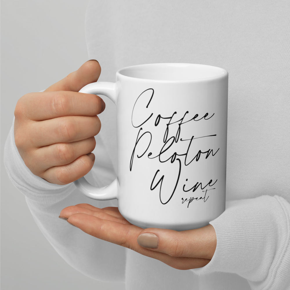 Coffee Peloton Wine Repeat