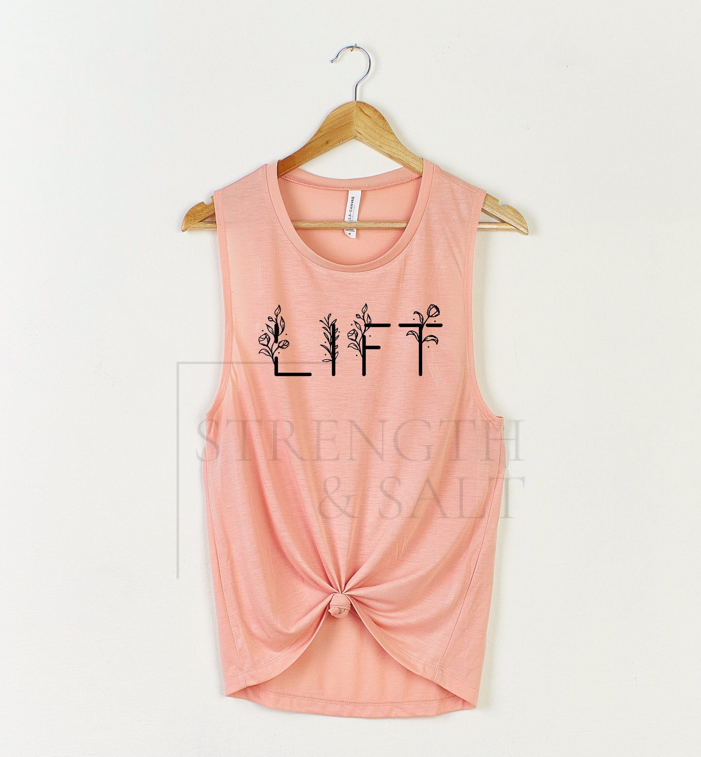 Floral Lift Muscle Tank