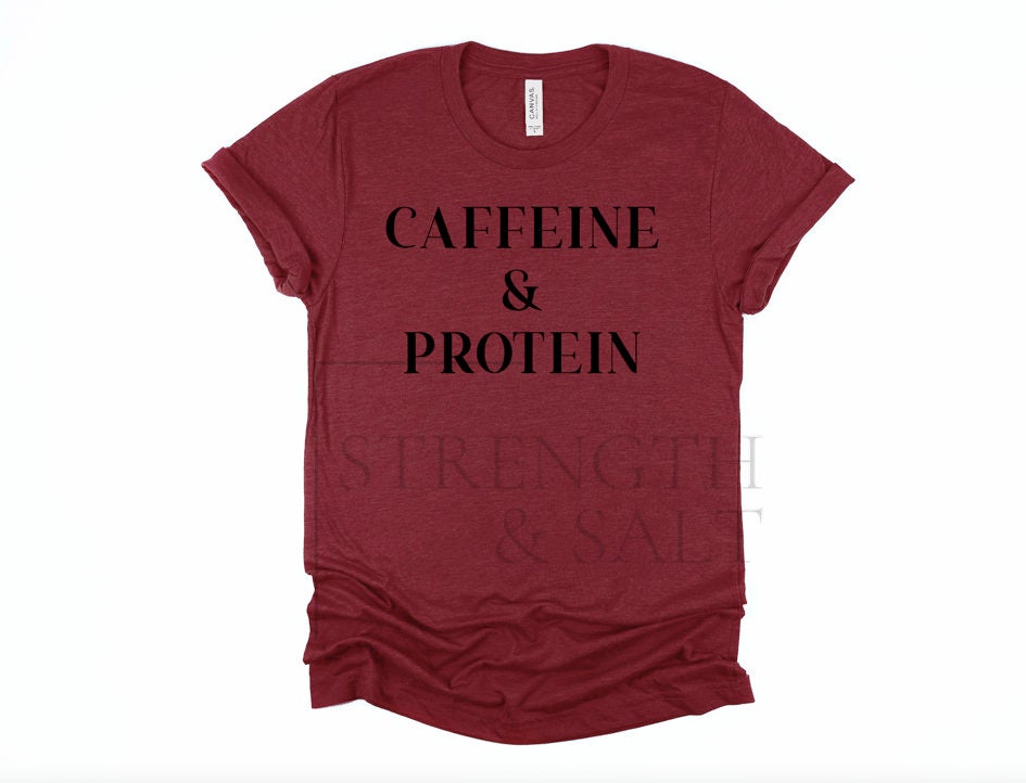 Caffeine + Protein Unisex Tee