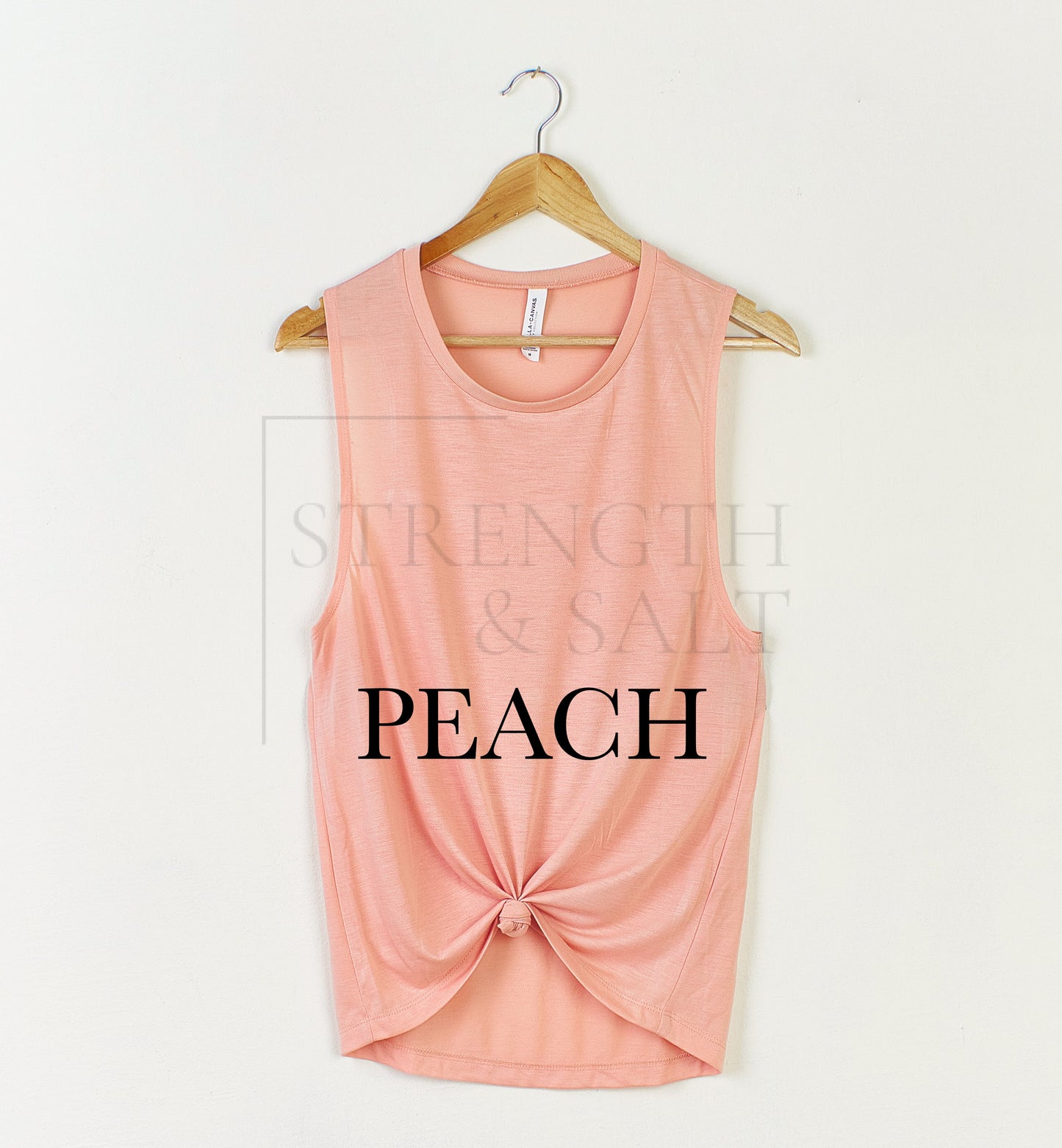 Just Peachy Muscle Tank