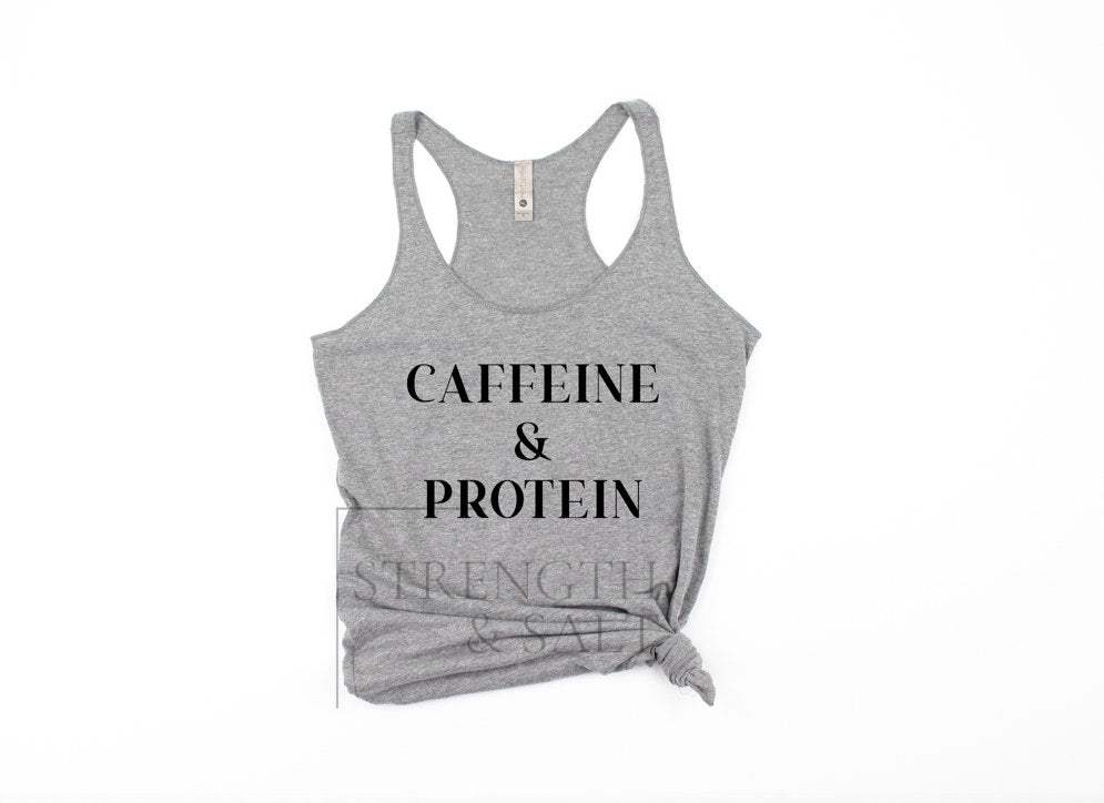 Caffeine and Protein Racerback