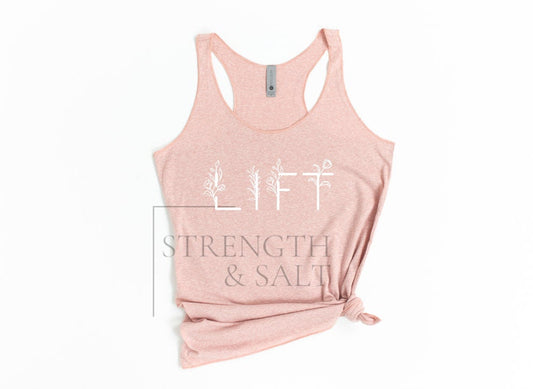 Floral Lift Racerback Tank