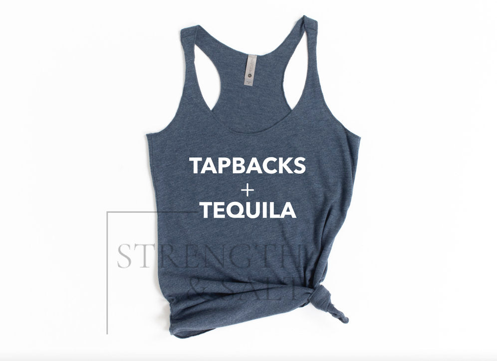 Tapbacks and Tequila Racerback Tank