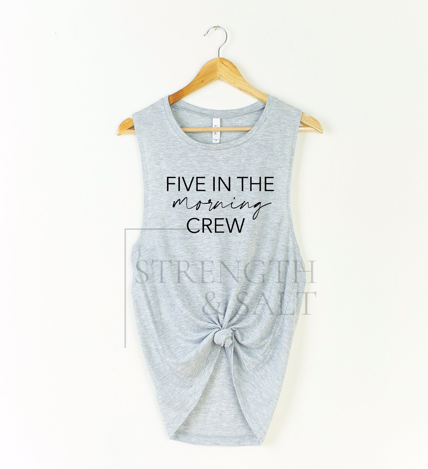 Five in the Morning Crew Muscle Tank