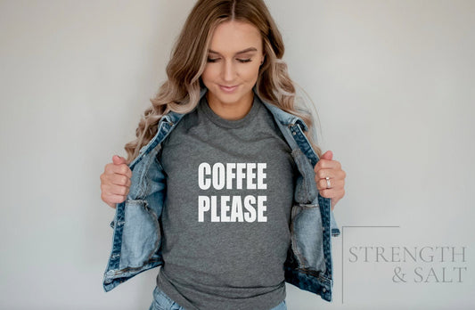 Coffee Please Unisex Tee